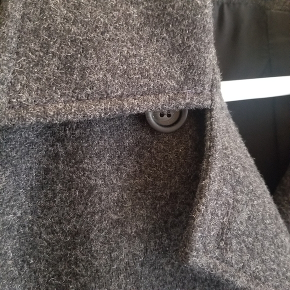 Daniel Hetcher Women's Wool Blend Coat Gray Size 12 - Picture 5 of 9